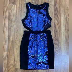 Juniors' Sequined Dress